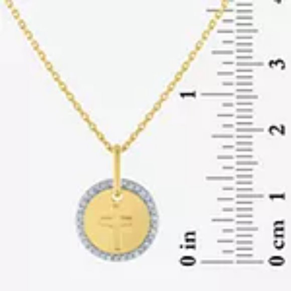 YES PLEASE! 2-pc. Diamond Accent Necklace Set in 14K Gold Over Silver - Picture 6 of 8